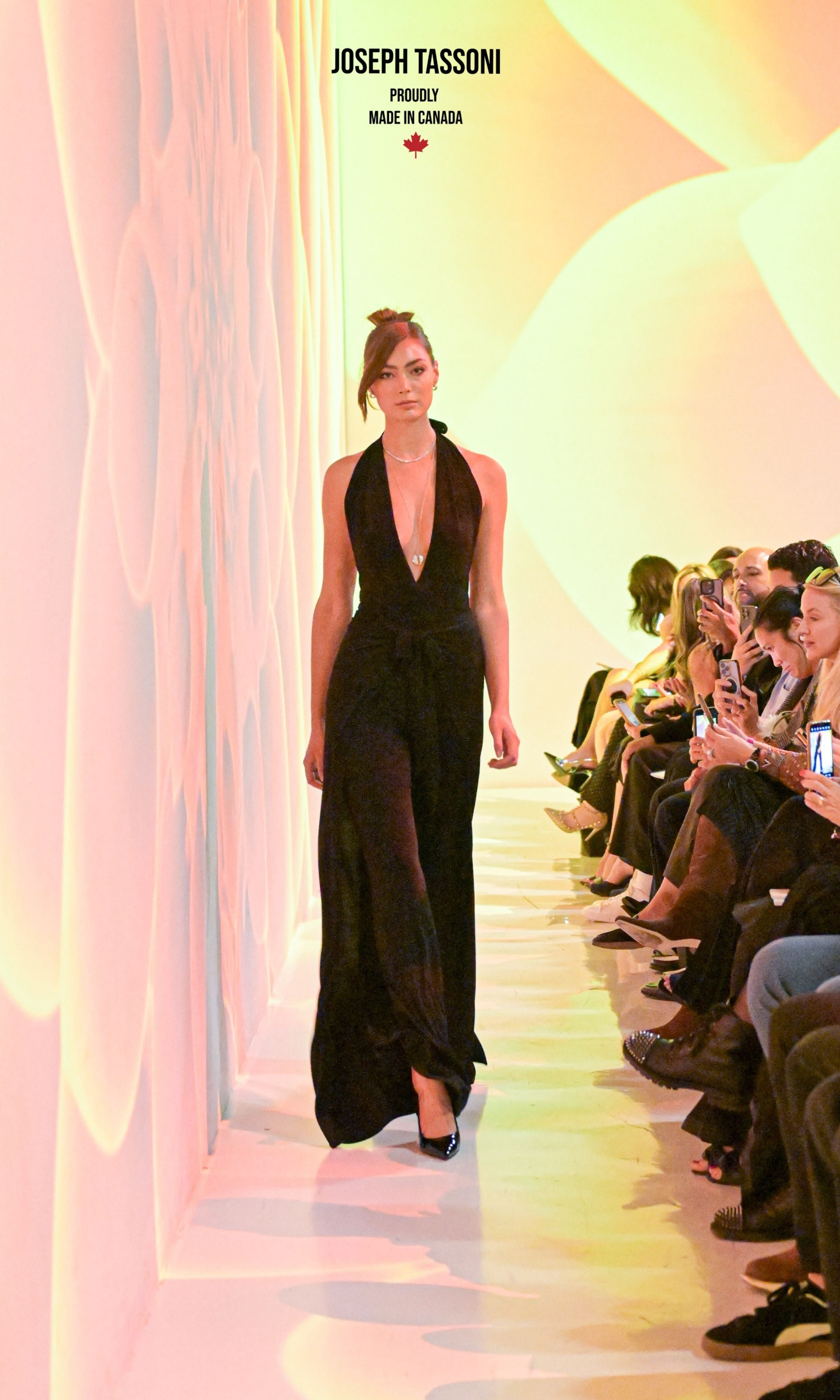 Joseph Tassoni Halter Wrap Jumpsuit – Timeless Elegance