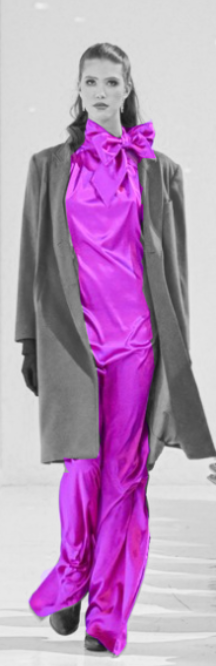 Joseph Tassoni Ladies Double-Breasted 3/4 Length Coat