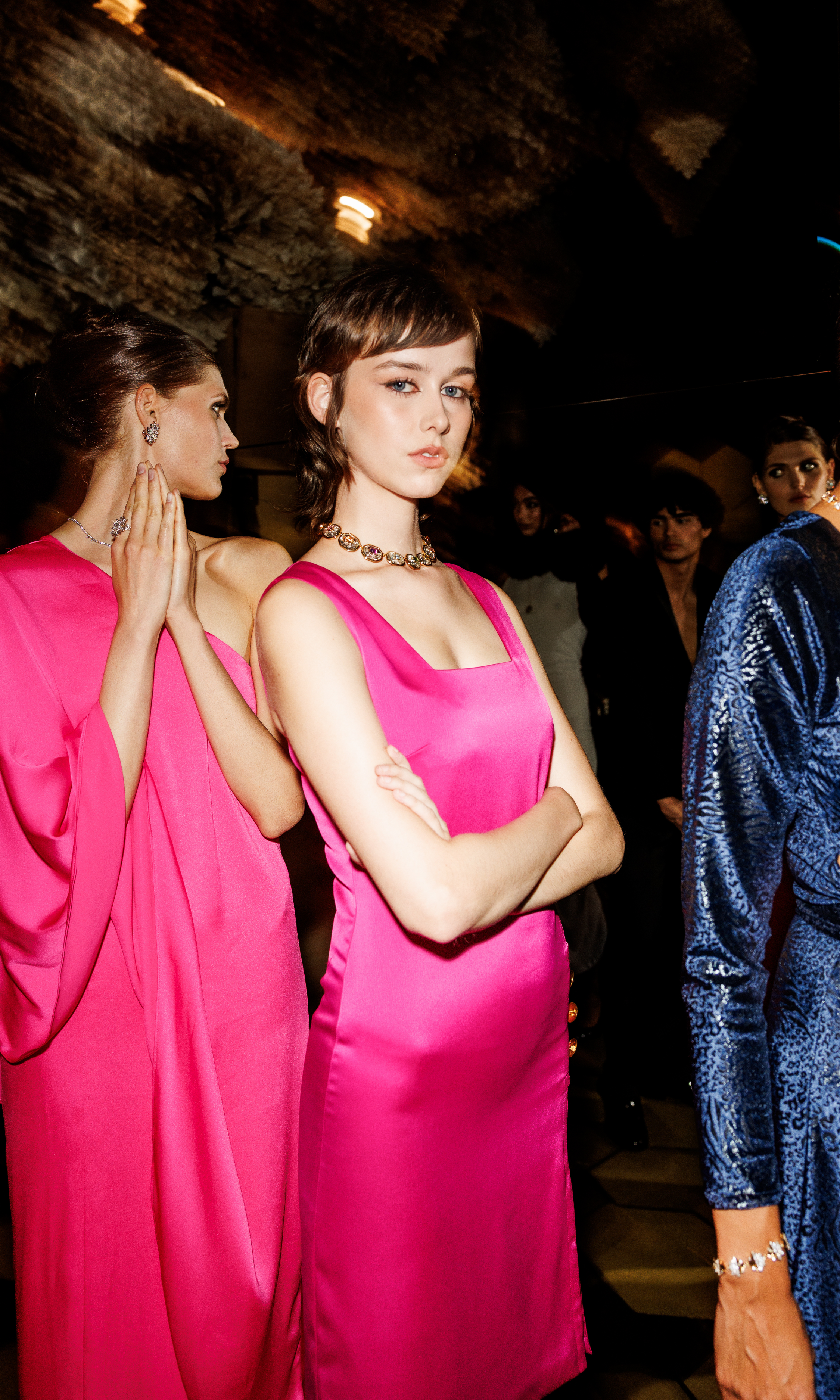 Joseph Tassoni Square Neck Cocktail Dress