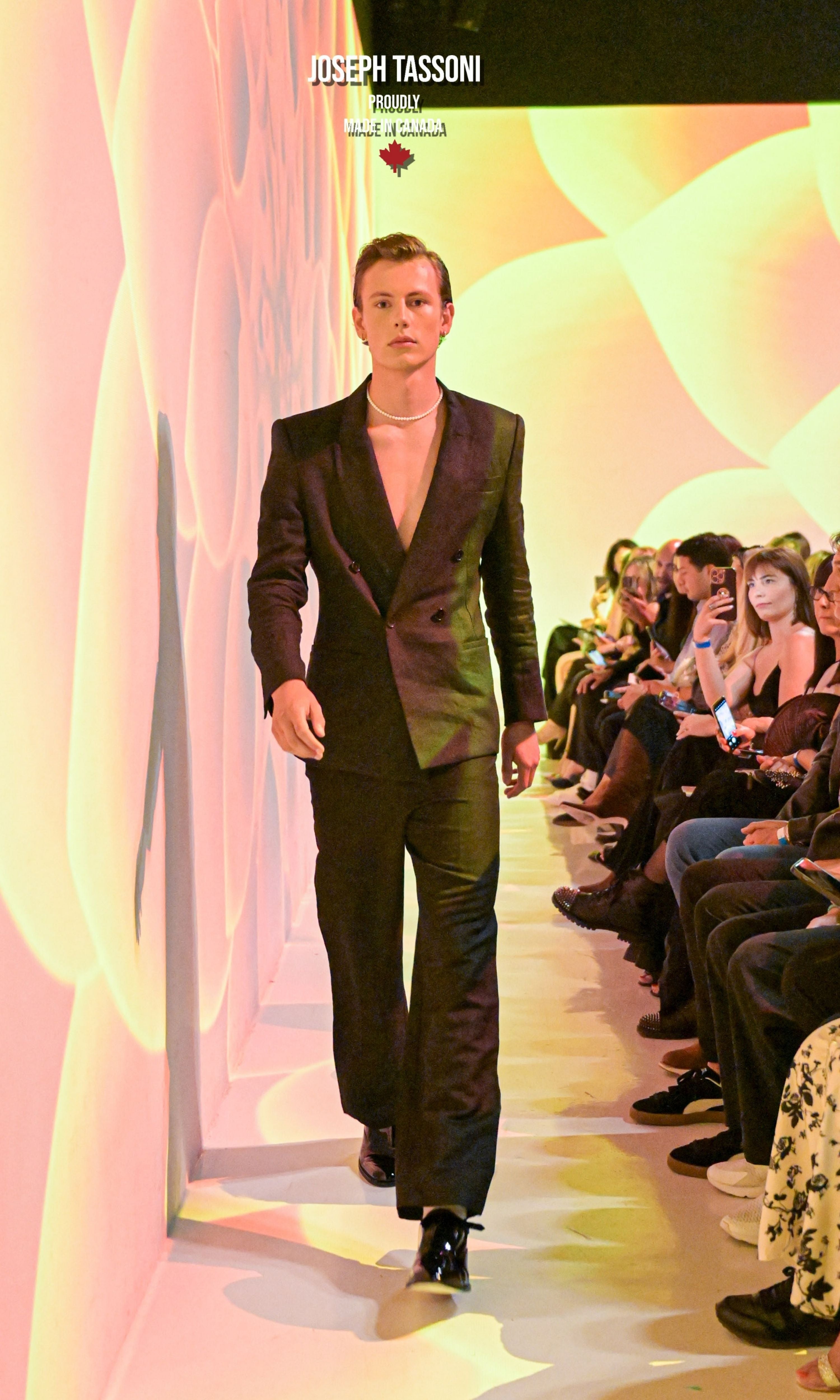 Joseph Tassoni Men’s Linen Double-Breasted Blazer & Classic Trouser Pant