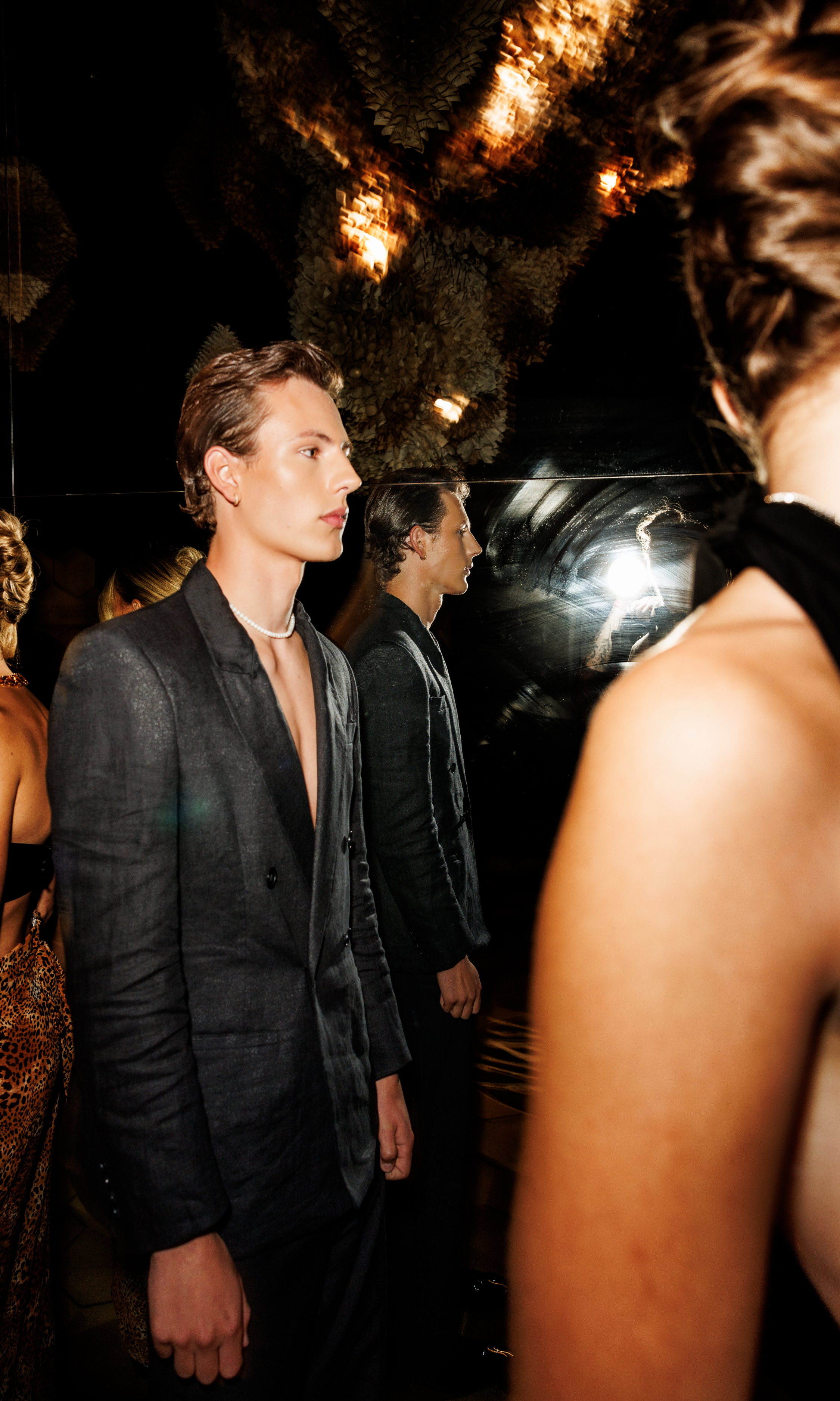 Joseph Tassoni Men’s Linen Double-Breasted Blazer & Classic Trouser Pant