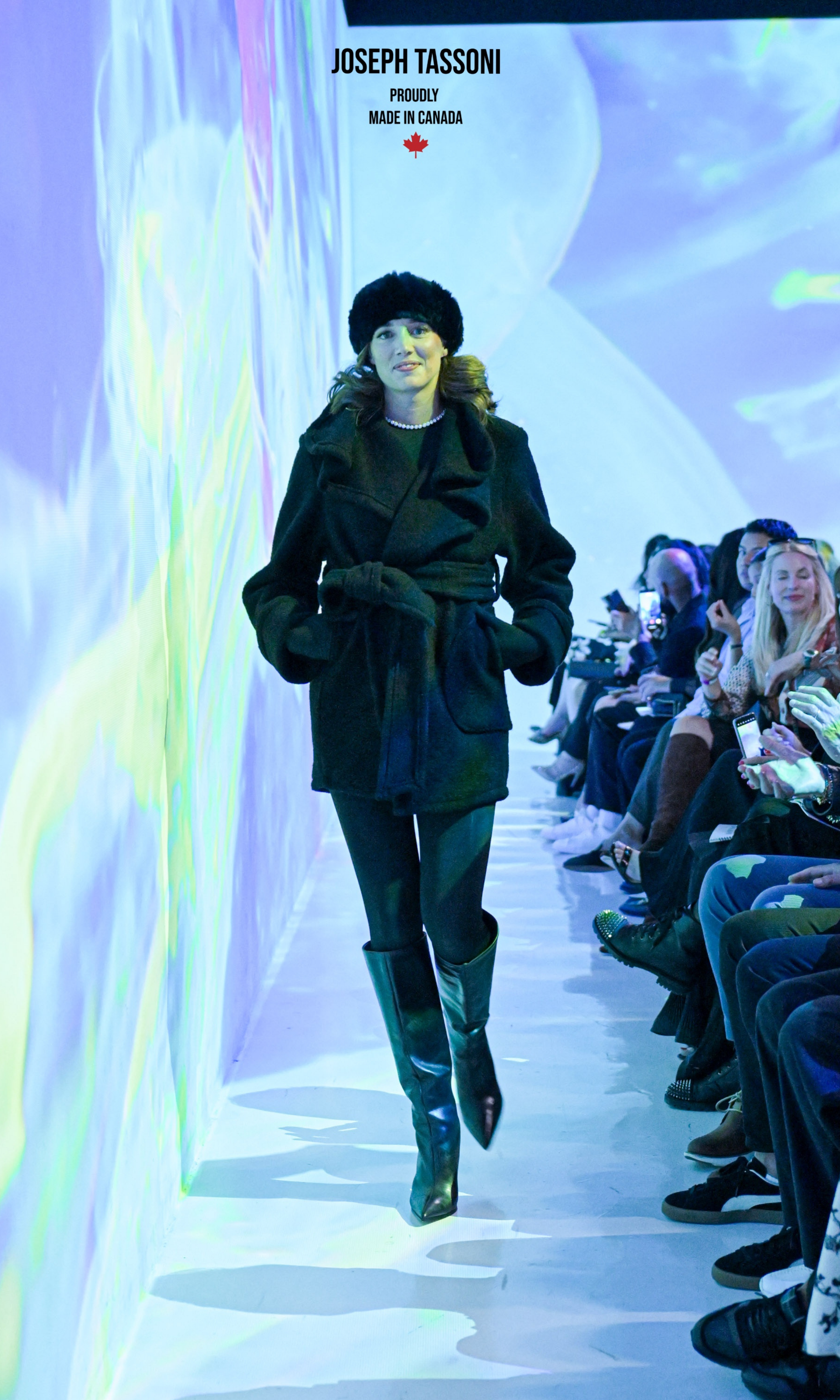 The Joseph Tassoni 100% Wool Wrap Patio Coat