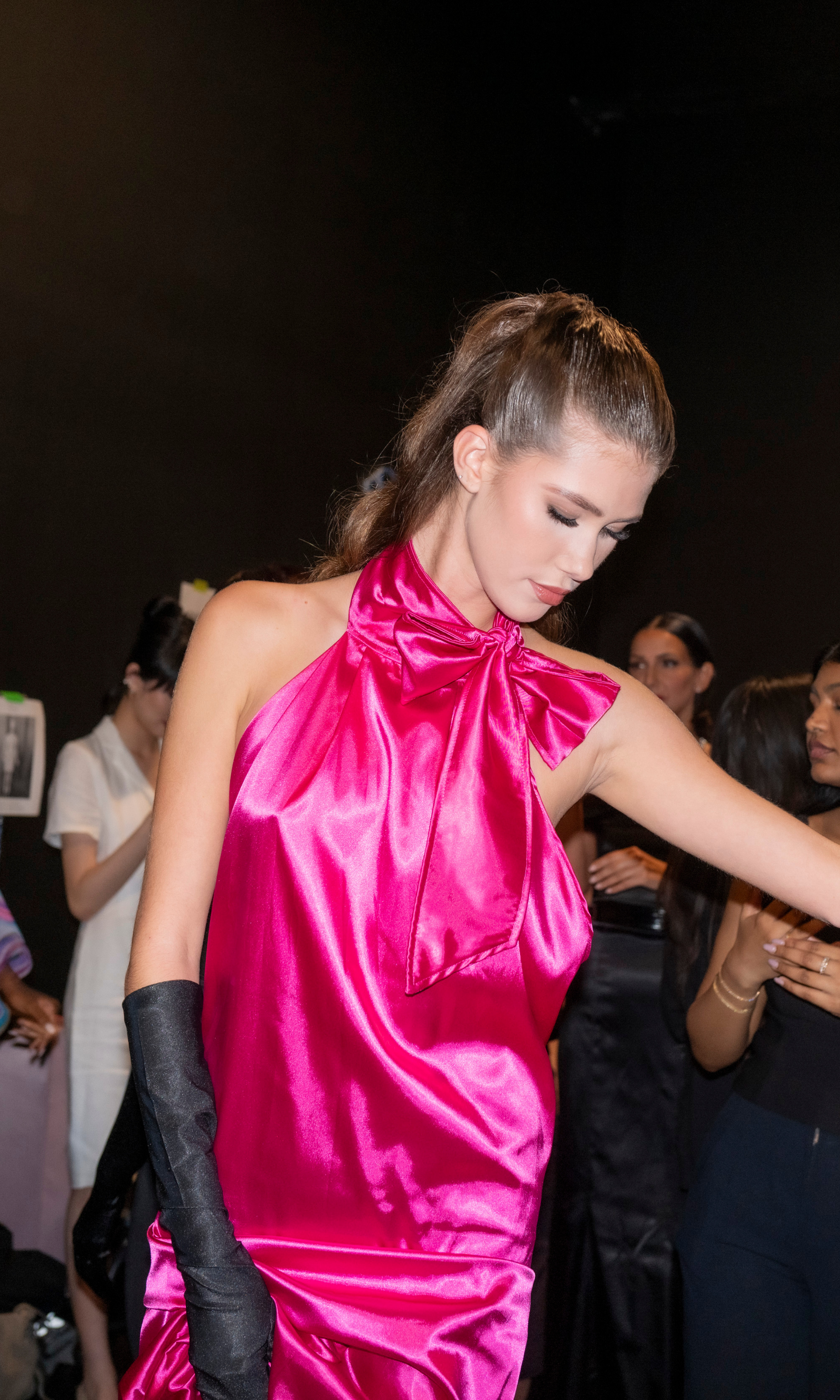 Joseph Tassoni Ladies Double-Breasted 3/4 Length Coat