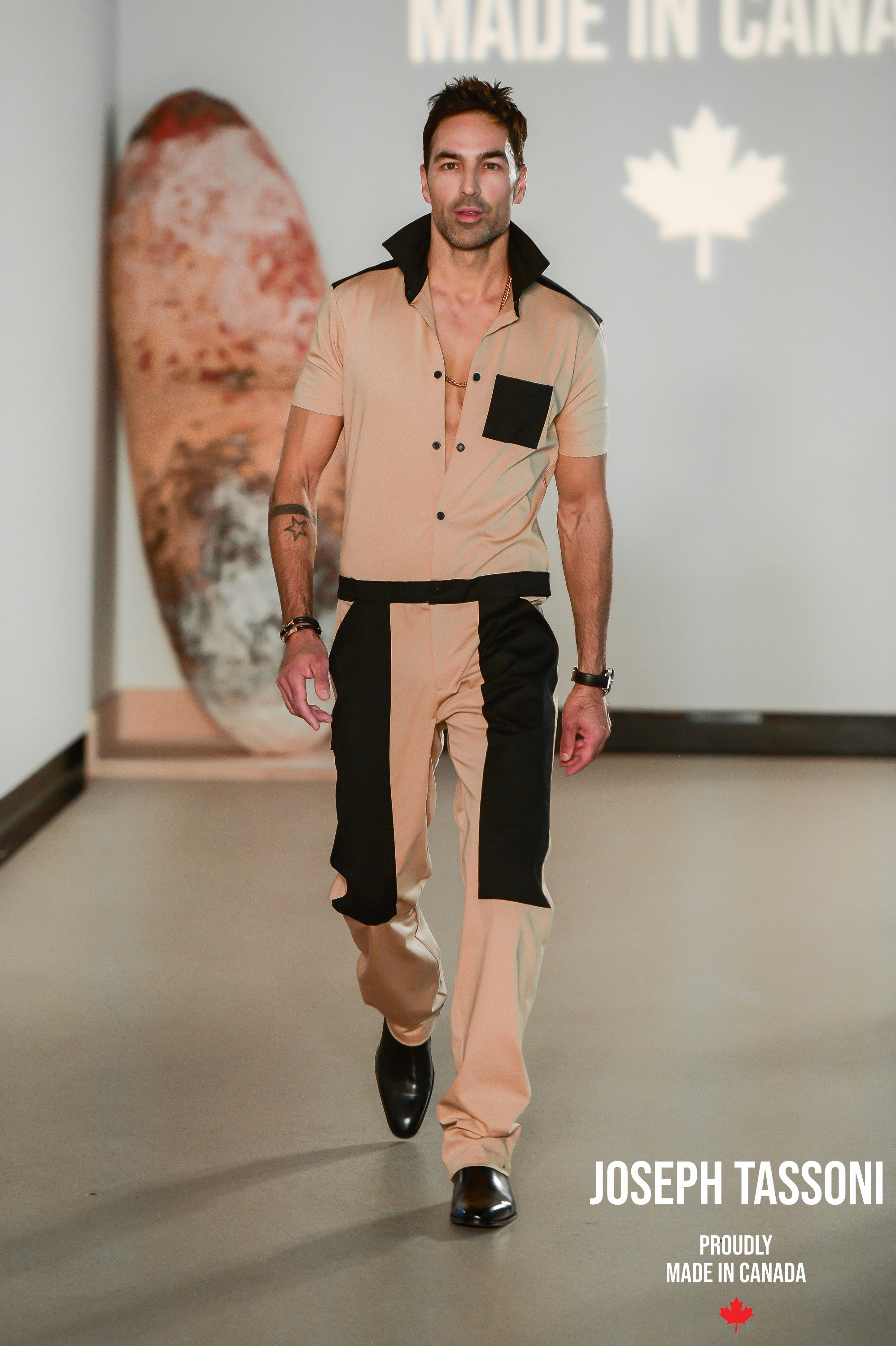 Joseph Tassoni High-Contrast Jumper