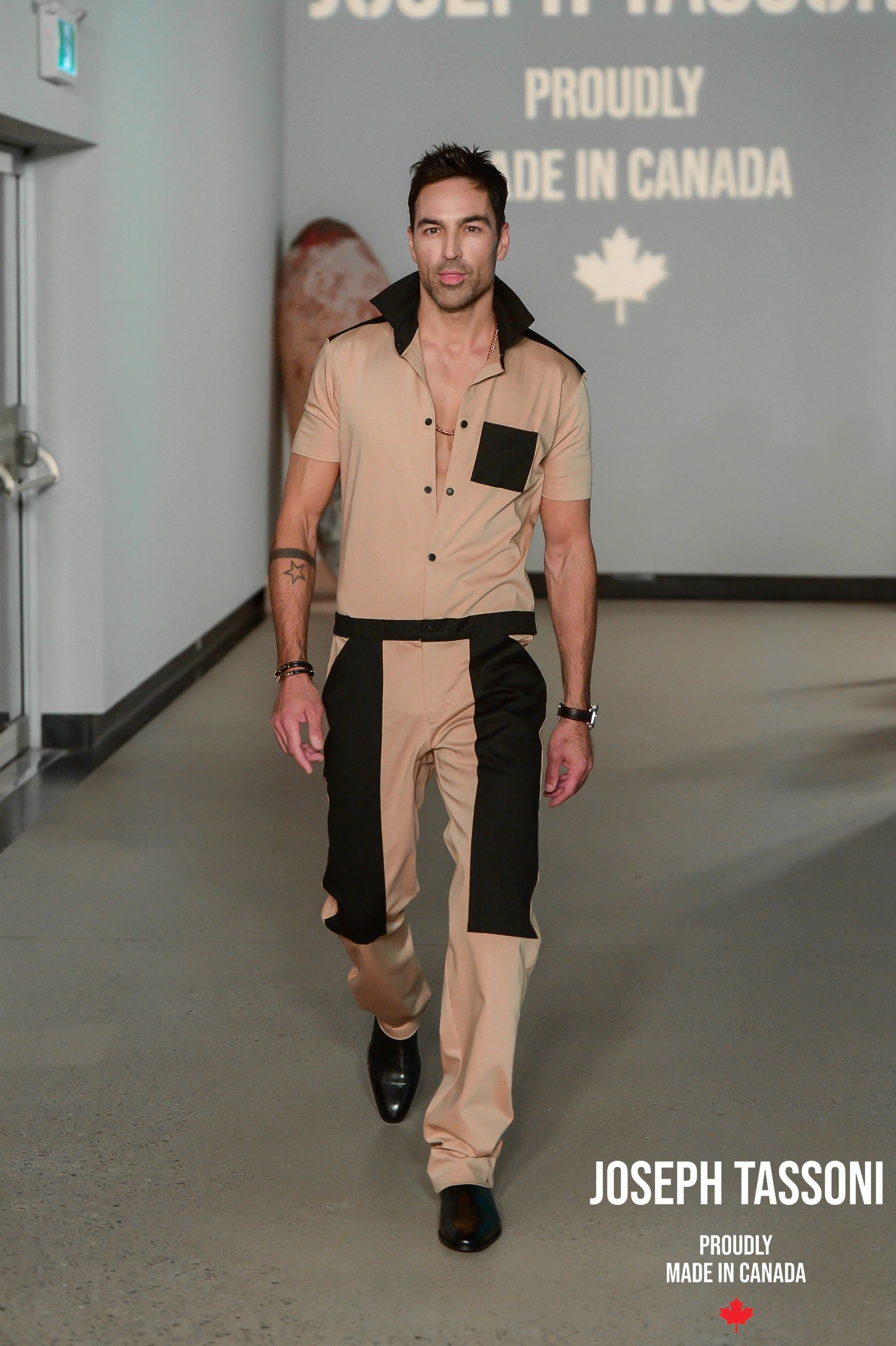 Joseph Tassoni High-Contrast Jumper