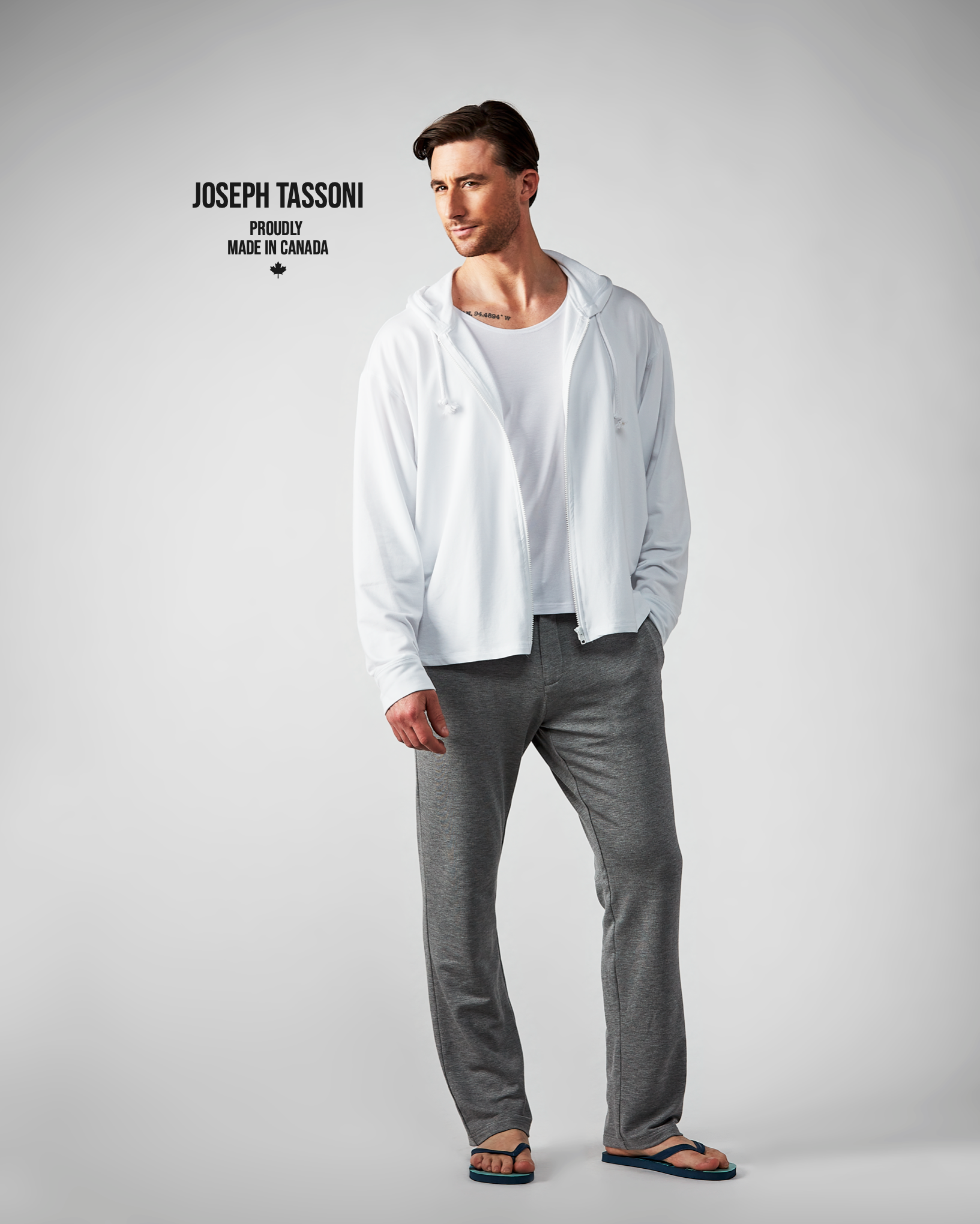 Joseph Tassoni Men's Bamboo Silk Knit Trouser