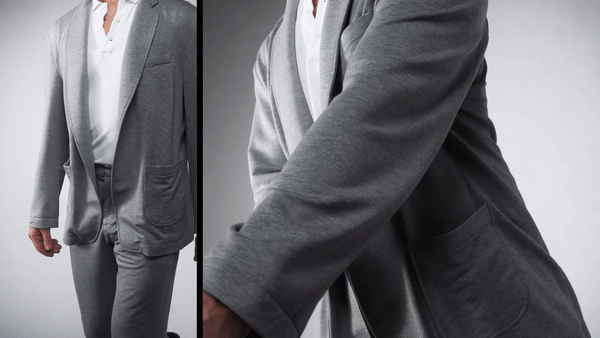 Joseph Tassoni Bamboo Silk Knit Blazer