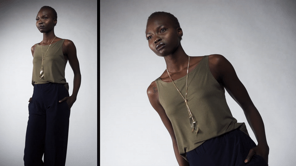 Ladies Essential Drop Neck Tank