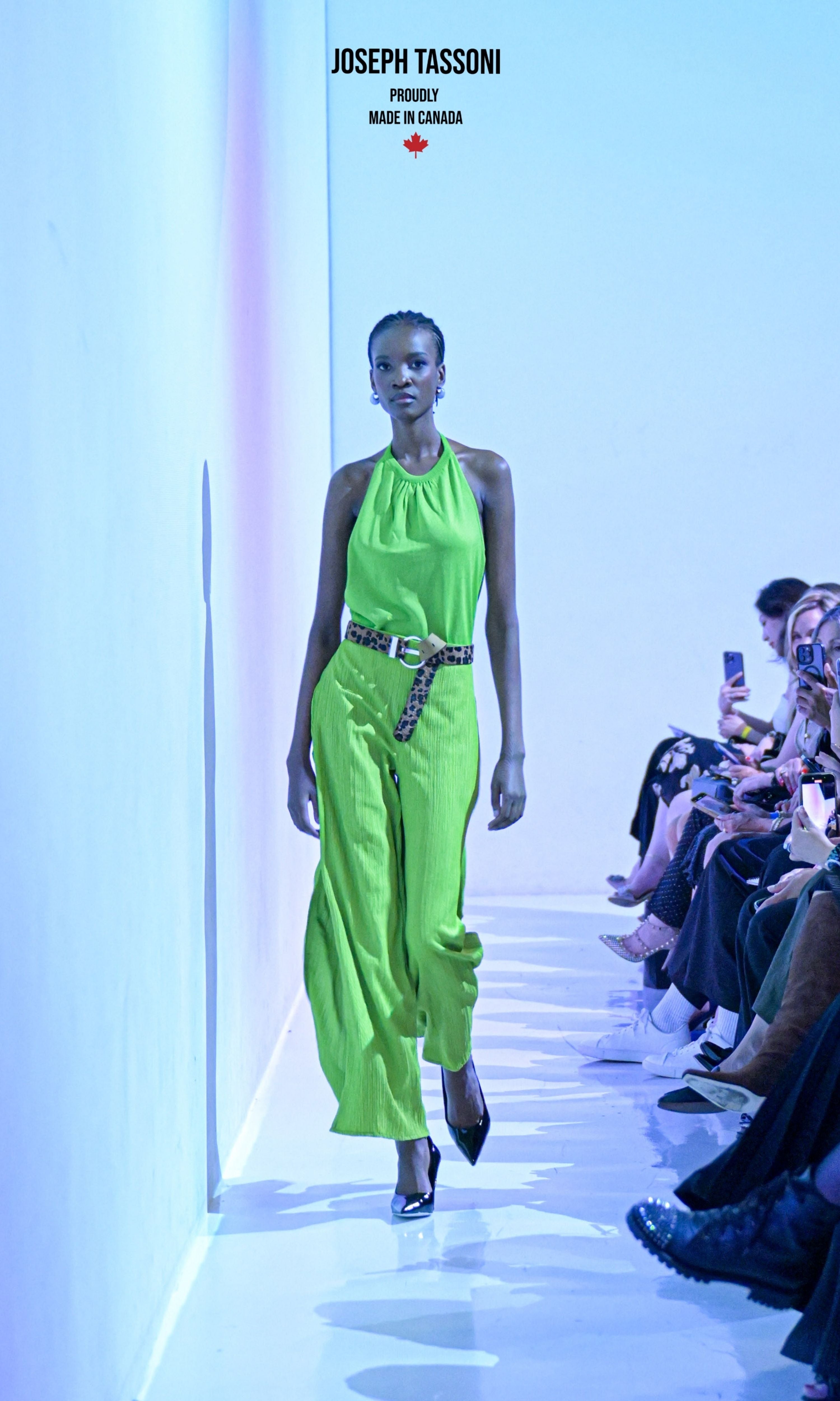 Joseph Tassoni Ladies Side Slit Pant & Matching Halter