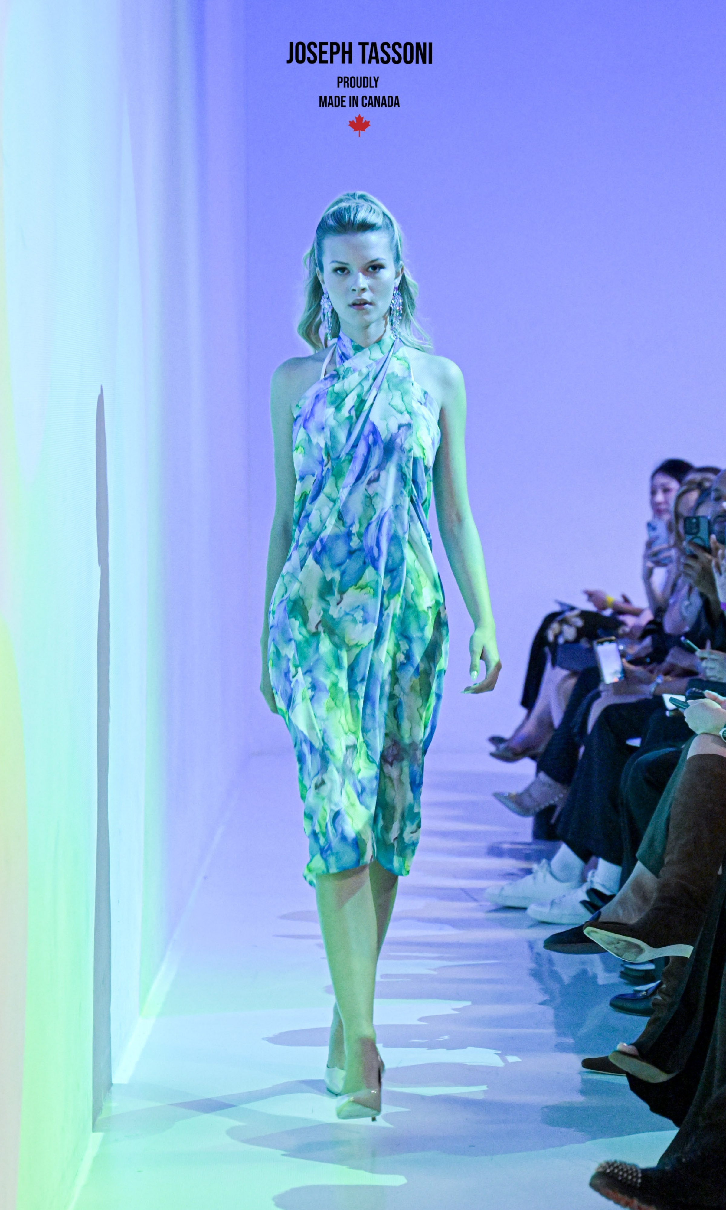 Joseph Tassoni Chiffon Silk Melange Skirt / Body Wrap