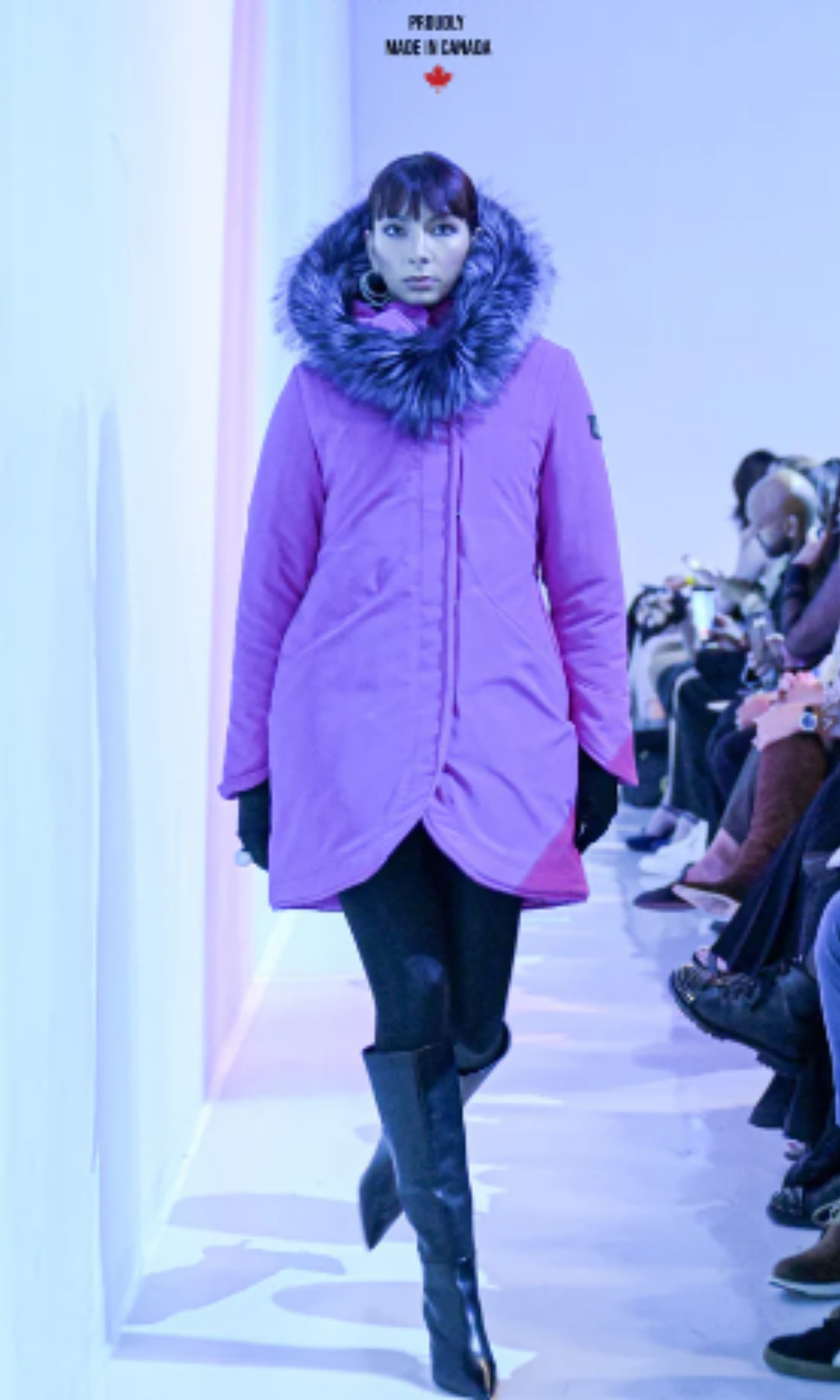 Joseph Tassoni 3/4 Length Tulip Parka