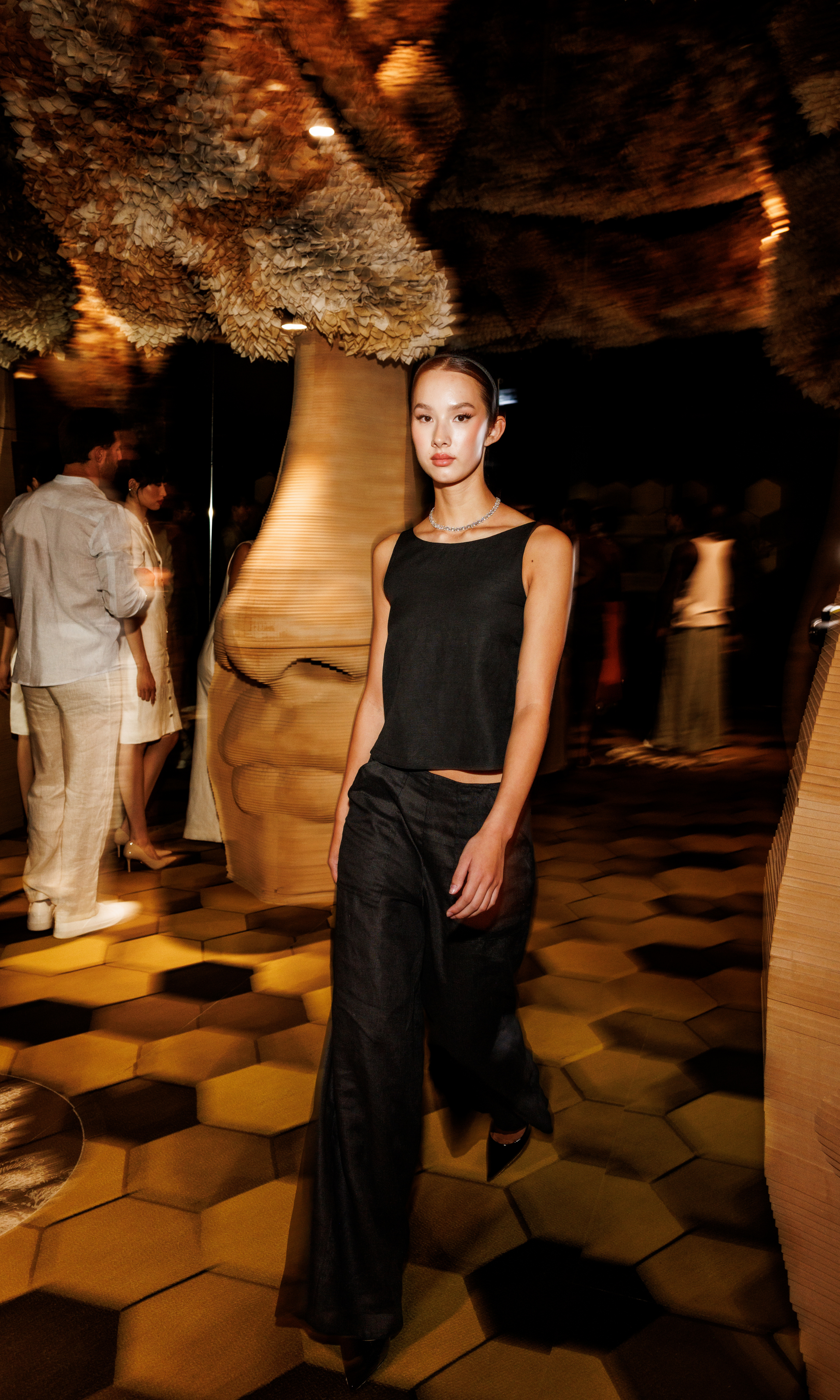 Joseph Tassoni Linen Drop Neck Top & Palazzo Zip Pant – Effortless Summer Refinement