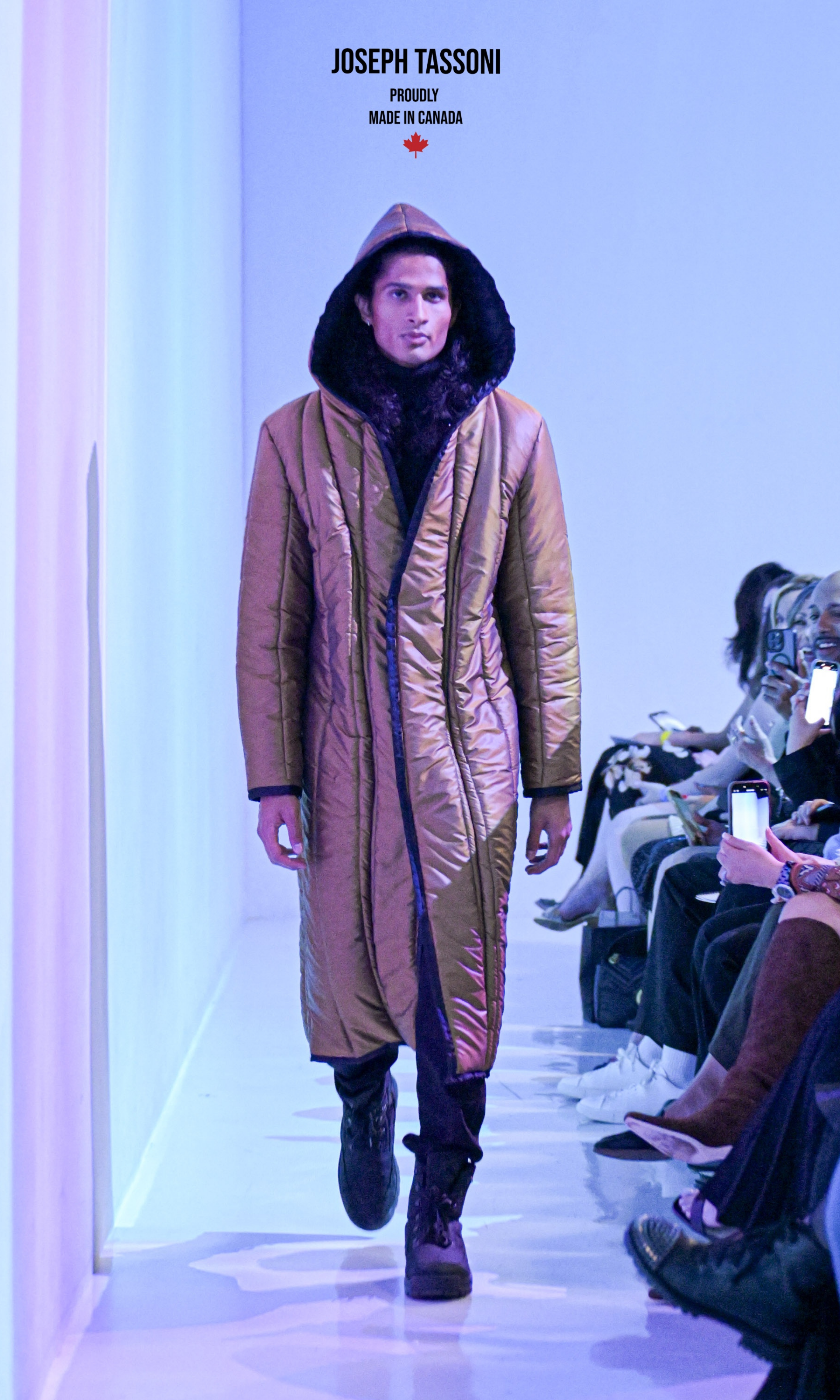 The Joseph Tassoni Men’s Reversible Hooded Parka