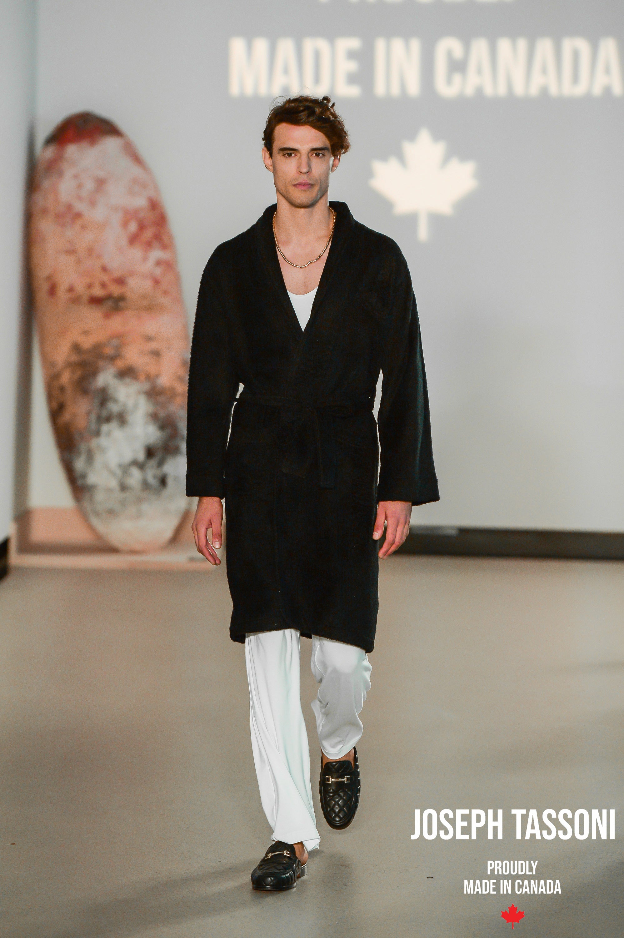 Joseph Tassoni ¾ Length Organic Bamboo Robe