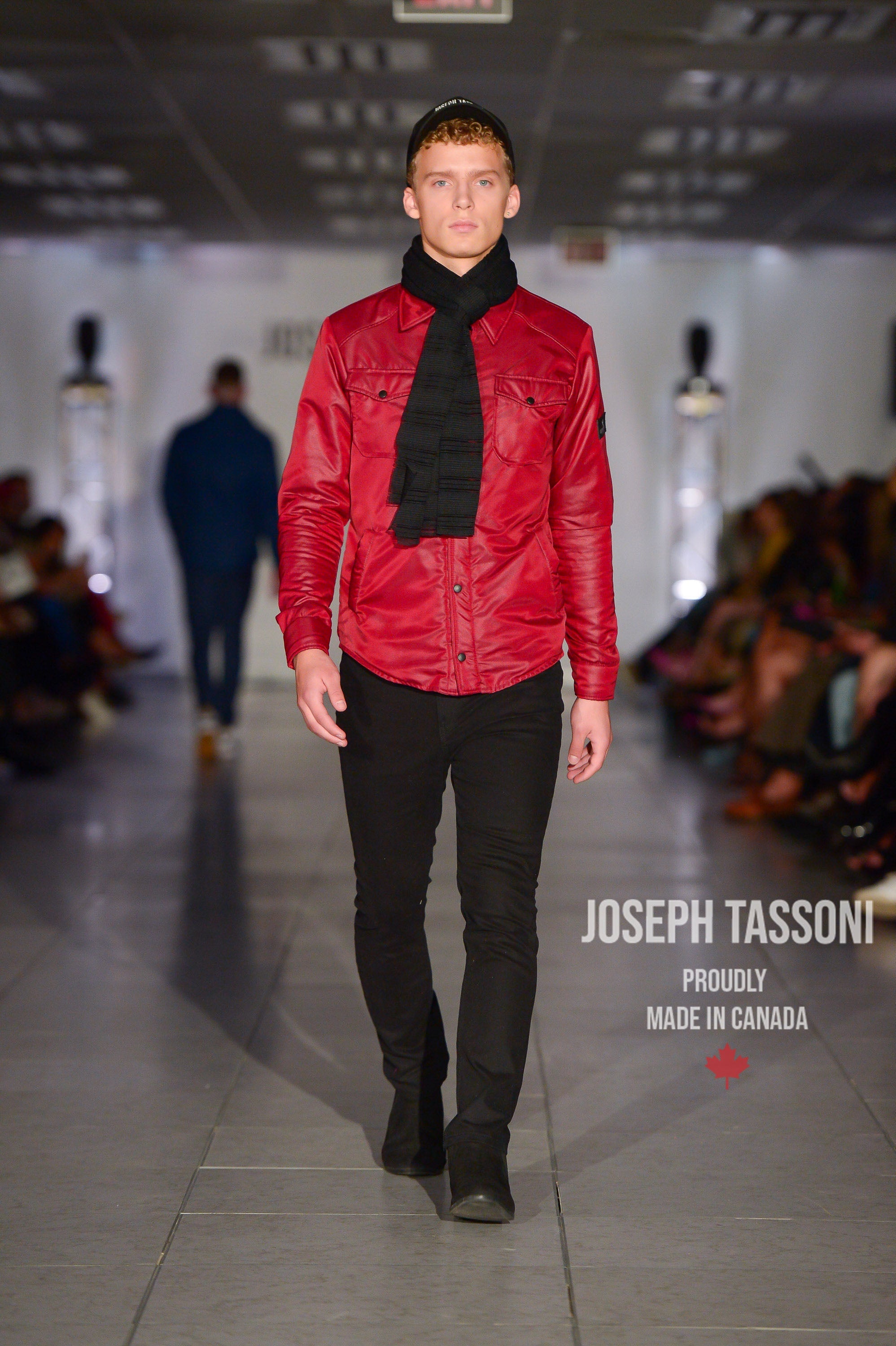 Joseph Tassoni Quilted Men’s Classic Nylon Shirt Jacket