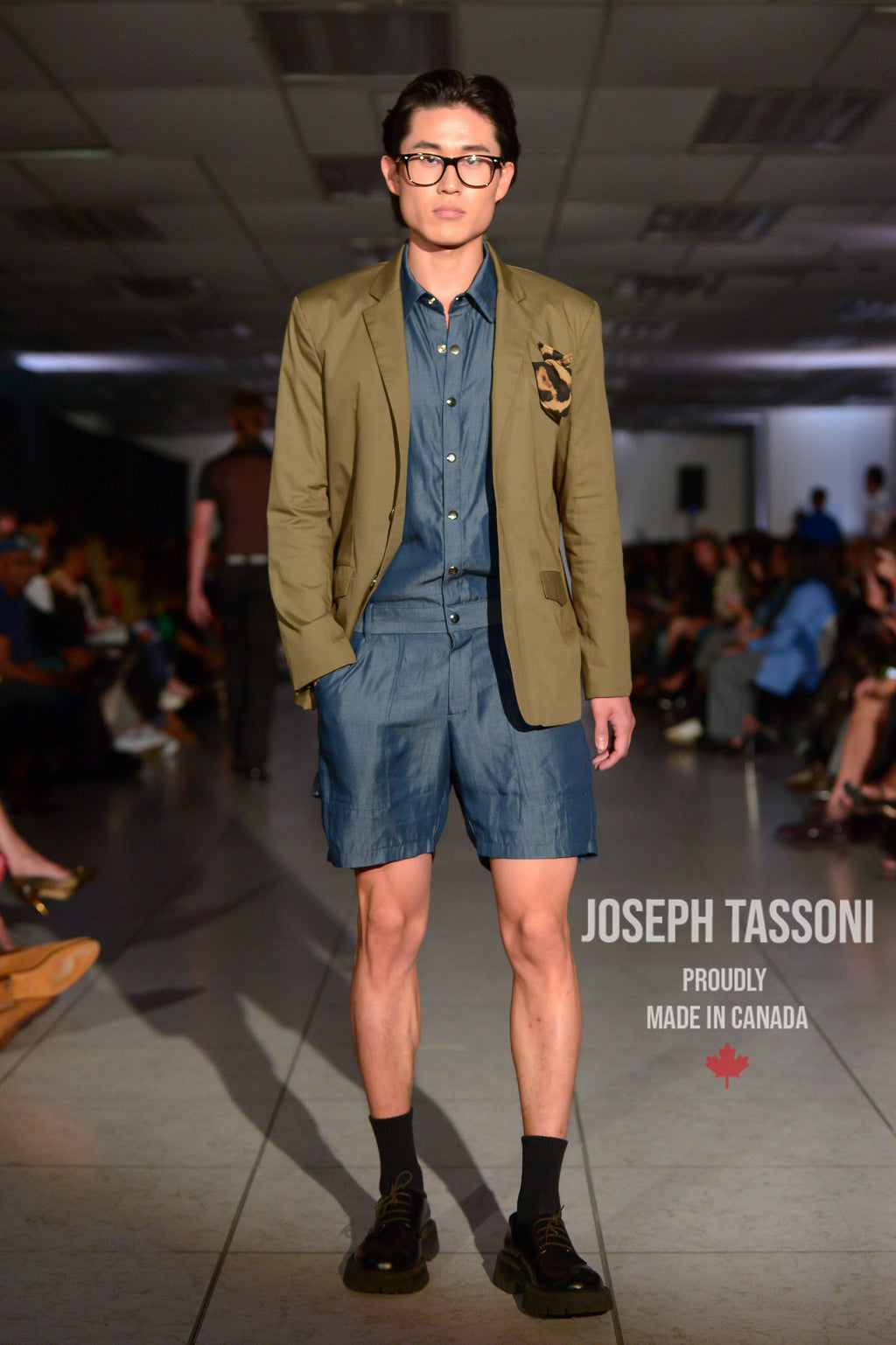 Joseph Tassoni Linen-Silk Carpenter Romper