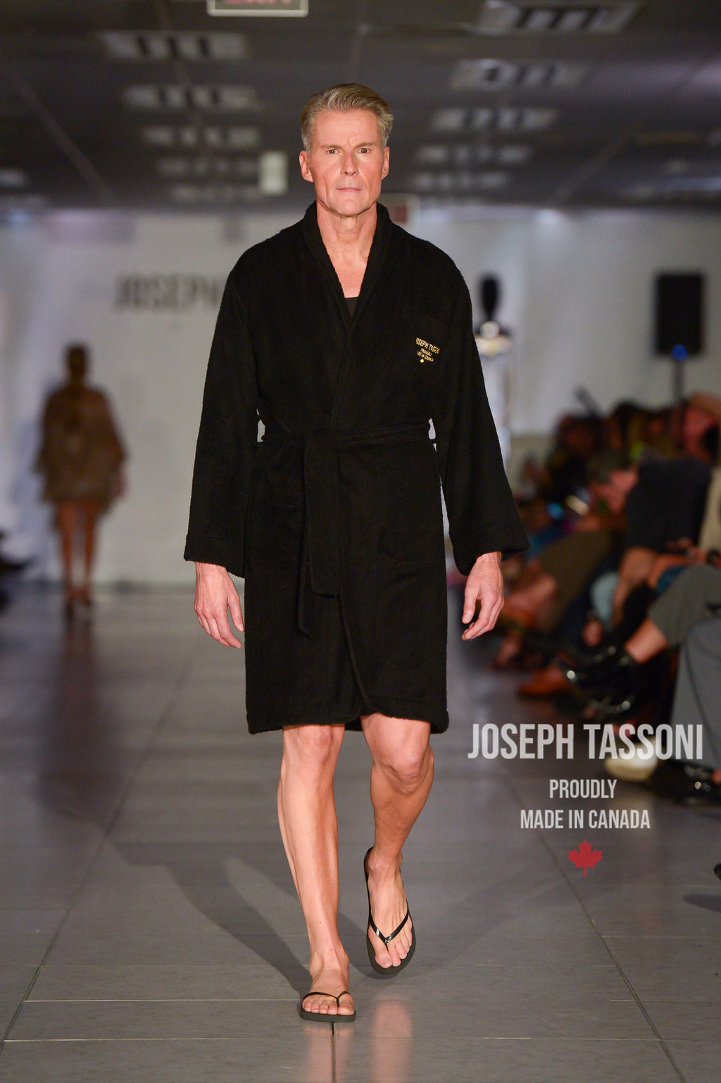 Joseph Tassoni Gentleman’s 3/4 Bamboo Robe