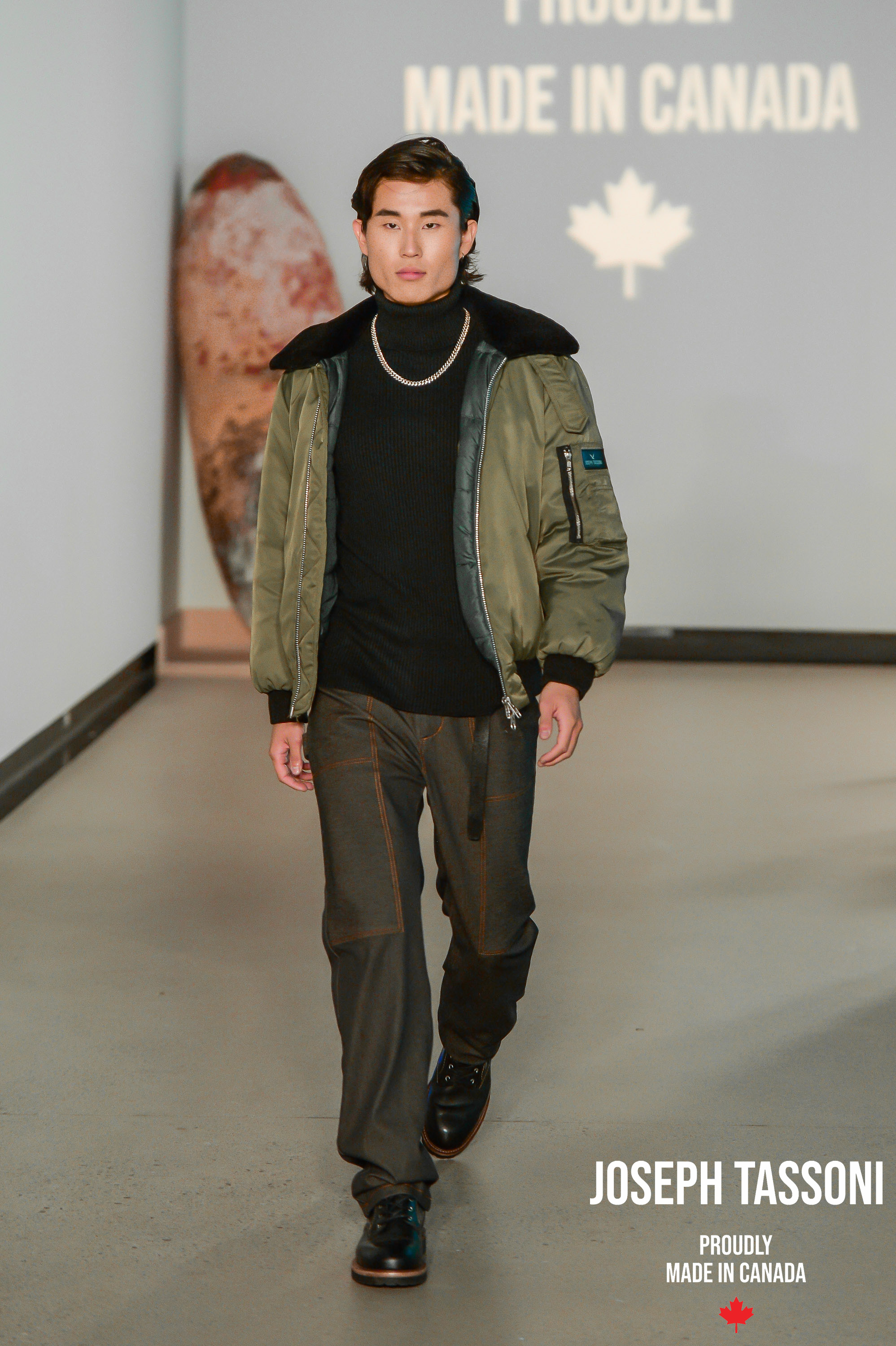 Joseph Tassoni Aviator Bomber Jacket