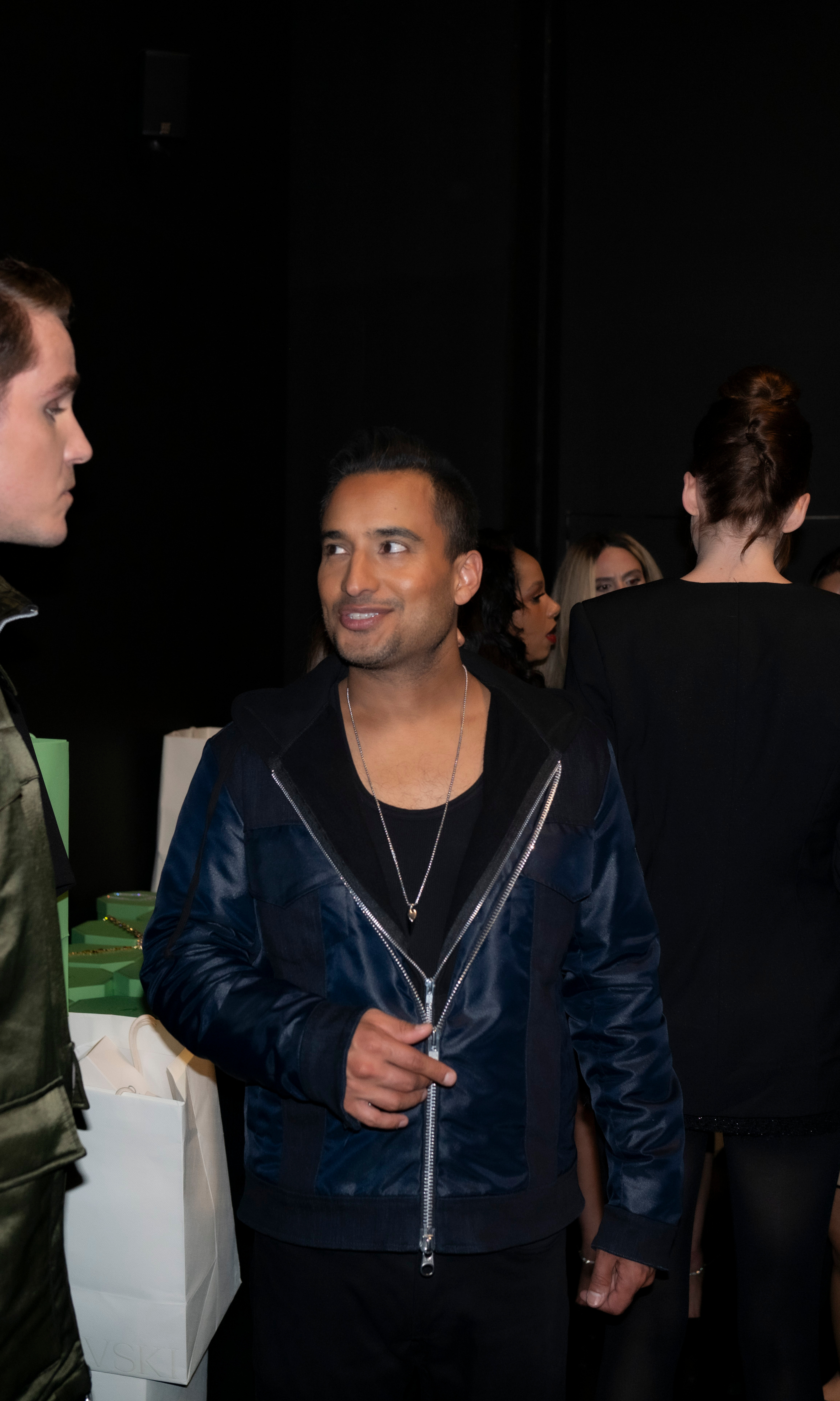 The Joseph Tassoni Men’s Nylon & Denim Urban Jacket