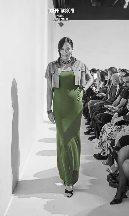 Joseph Tassoni Bamboo Scoop Neck Dress & Linen Shirt Jacket – Refined Comfort