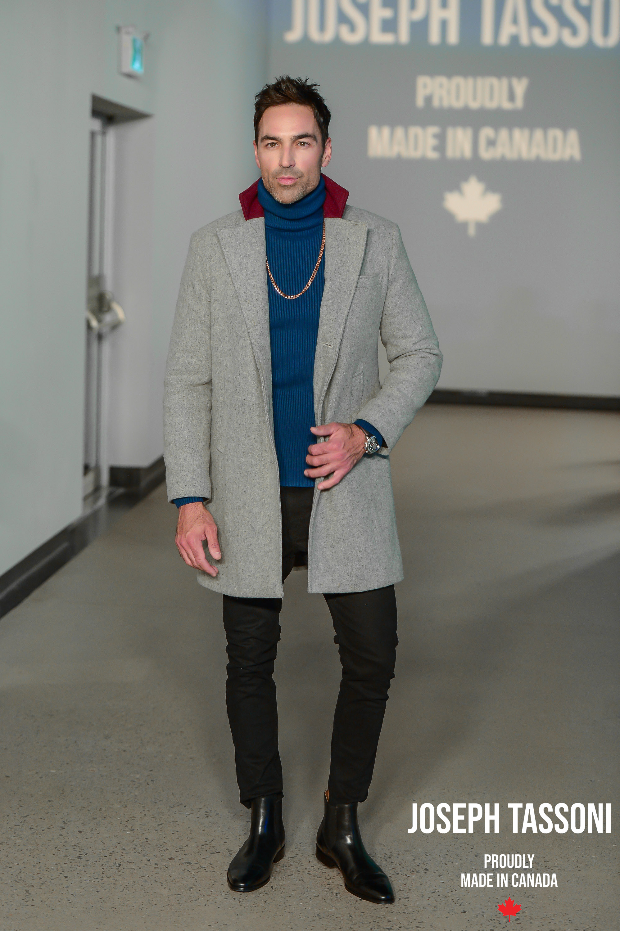 Joseph Tassoni The Classic Slim Fit Top Coat