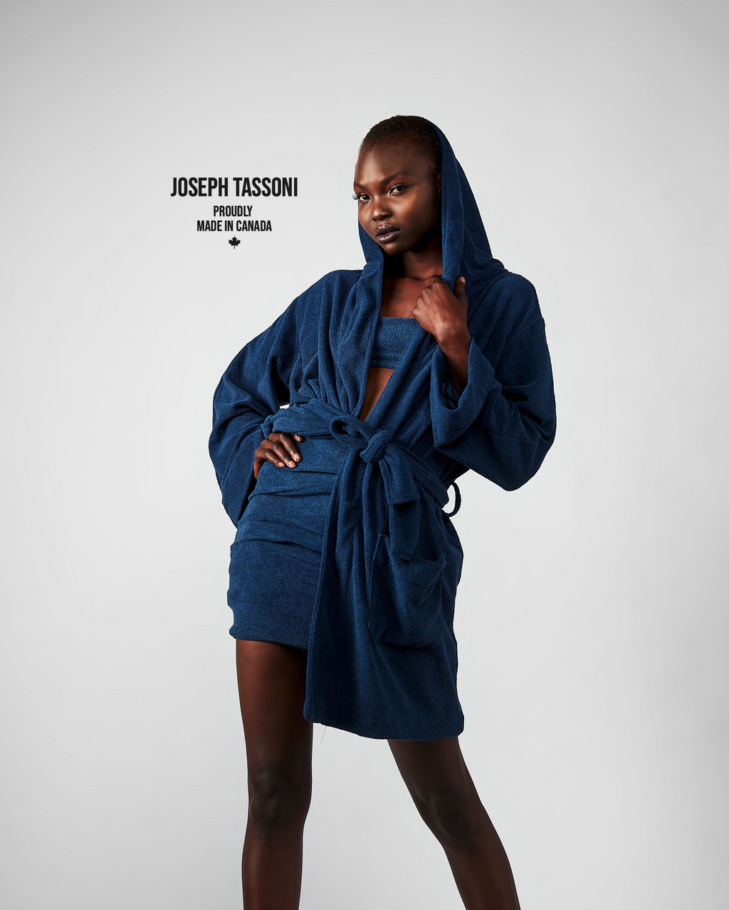 JT Ladies Pool Side Hooded Robe