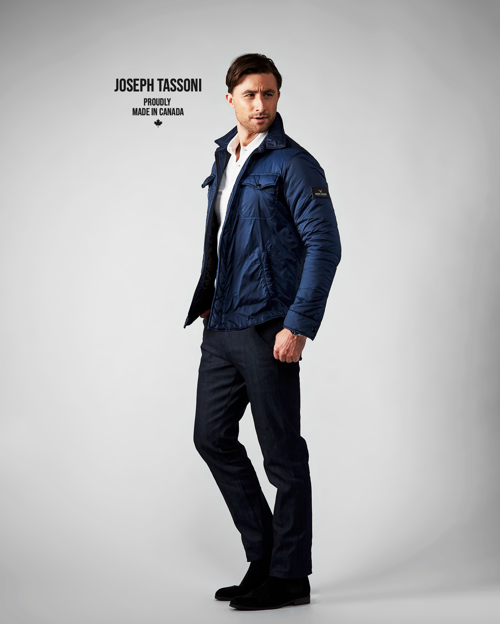 JT Men's Nylon Shirt Jacket